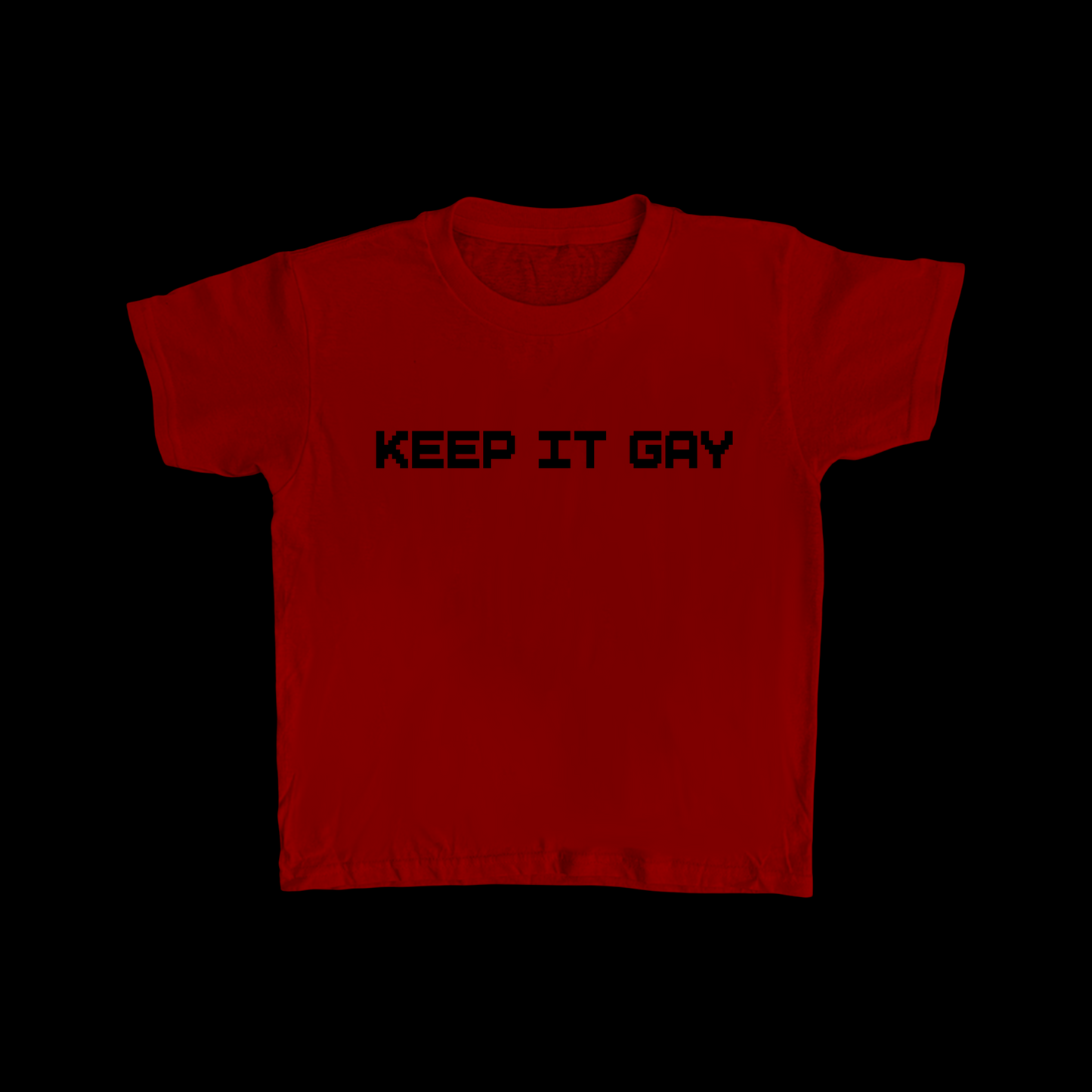 Red Keep It Gay Bay Tee