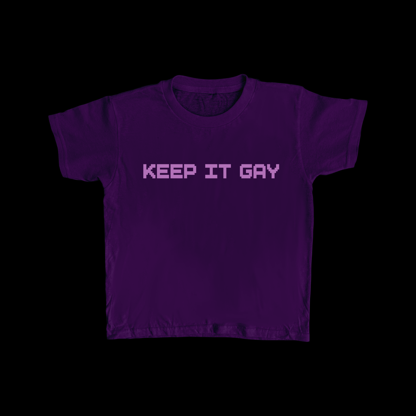 Purple Blue Keep It Gay Bay Tee