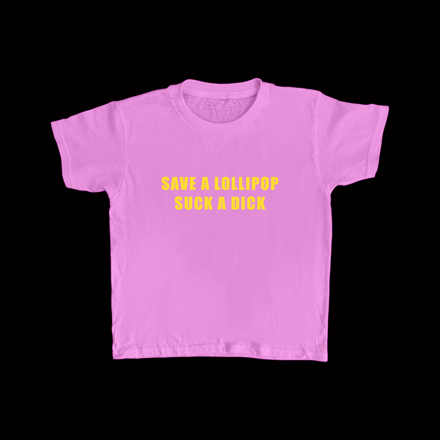 Pink+Yellow LOLLIPOP Baby Tee