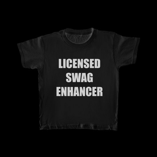 Black Licensed Swag Enhancer Tee - L