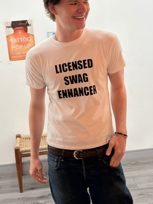 White Licensed Swag Enhancer Tee - M