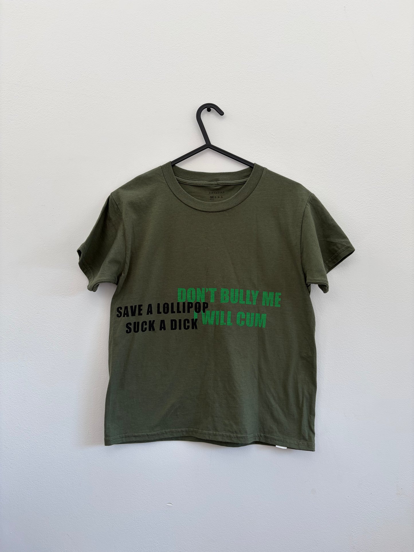1/1 military green Baby Tee