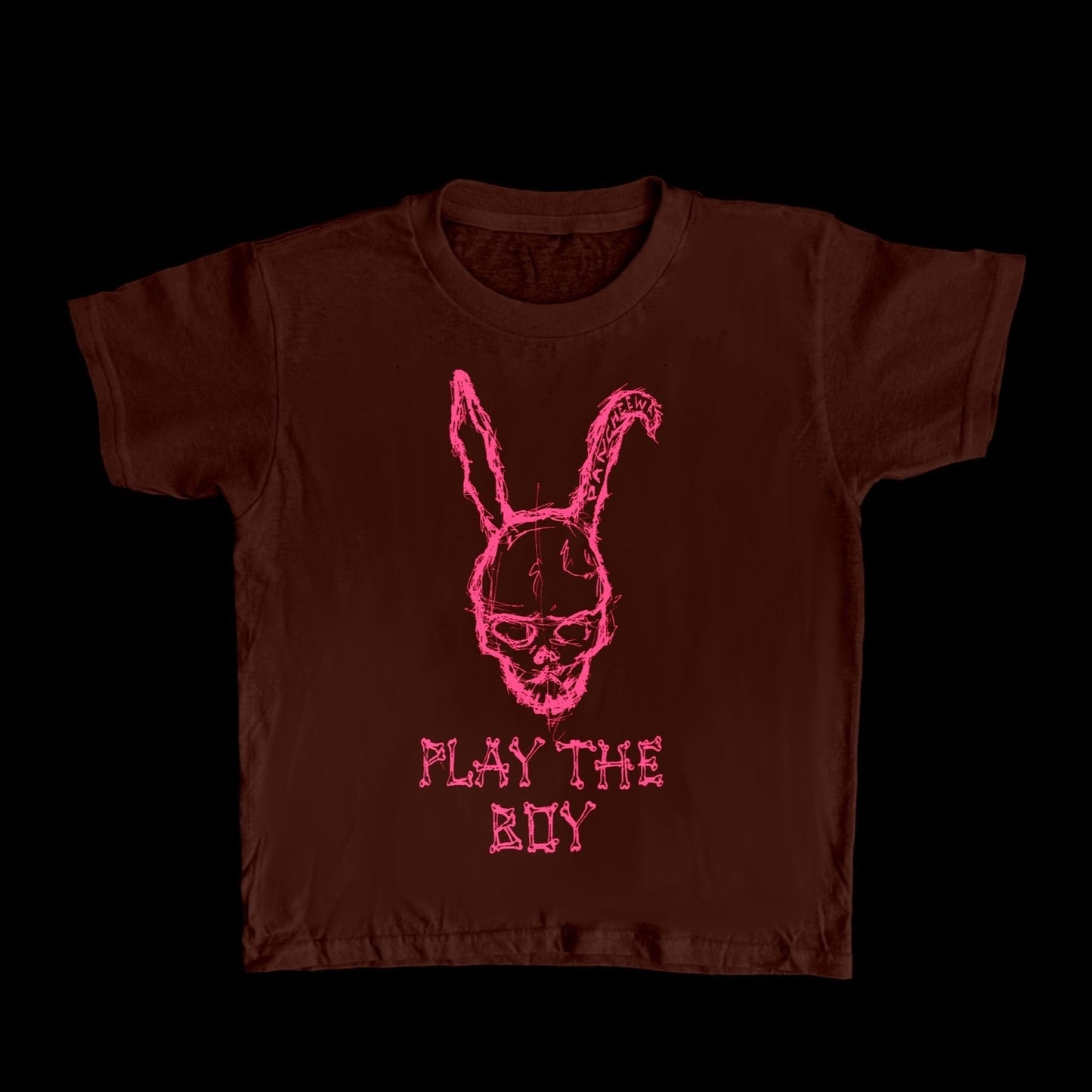 Brown & Pink PLAY THE BOY Baby Tee