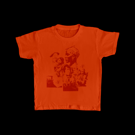 Orange + Red CULTURE Baby Tee