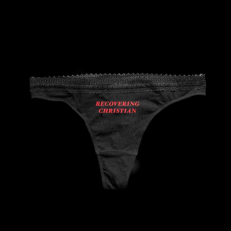 Black + Red RECOVERING CHRISTIAN Brazilian Briefs