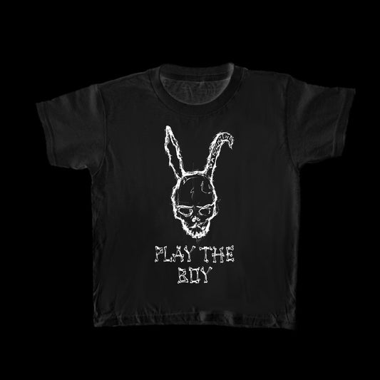 Black & White PLAY THE BOY Baby Tee