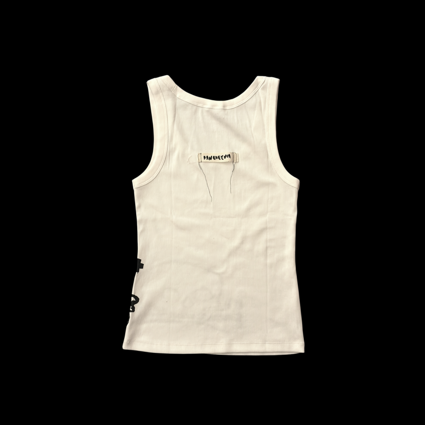 White Crossbones Tank Top