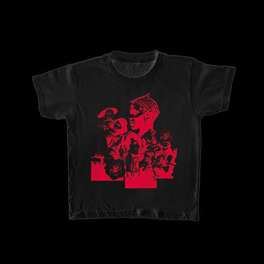 Black + Red CULTURE Baby Tee