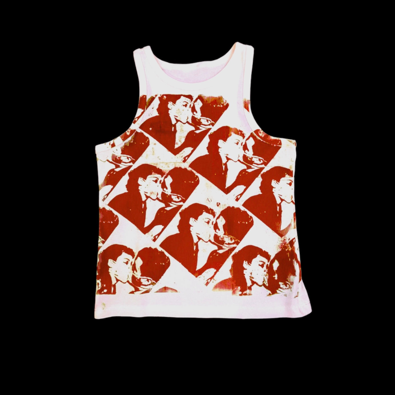 Red KISS tank top