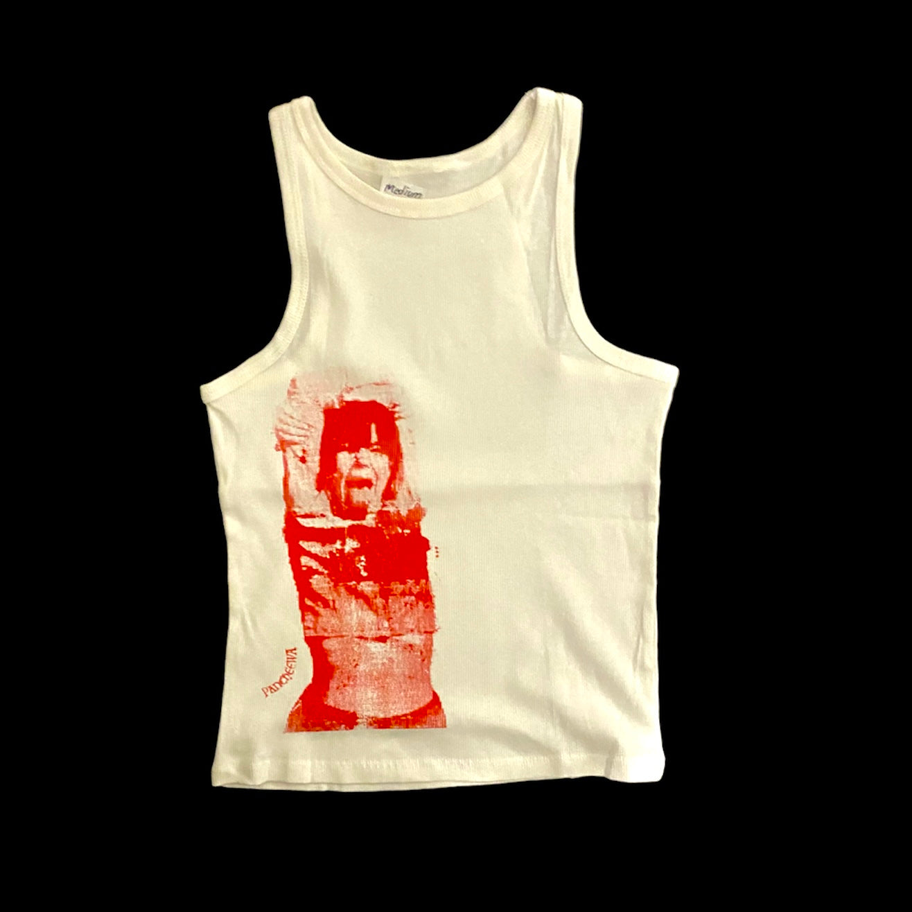 Red BJORK tank top